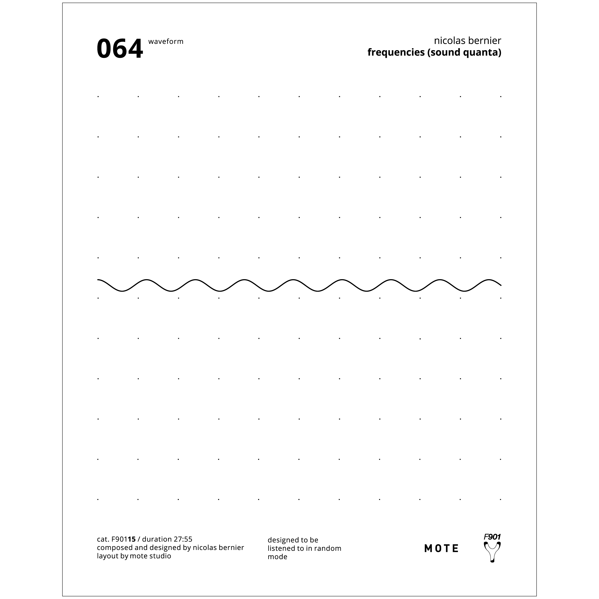 Nicolas Bernier — frequencies (sound quanta)