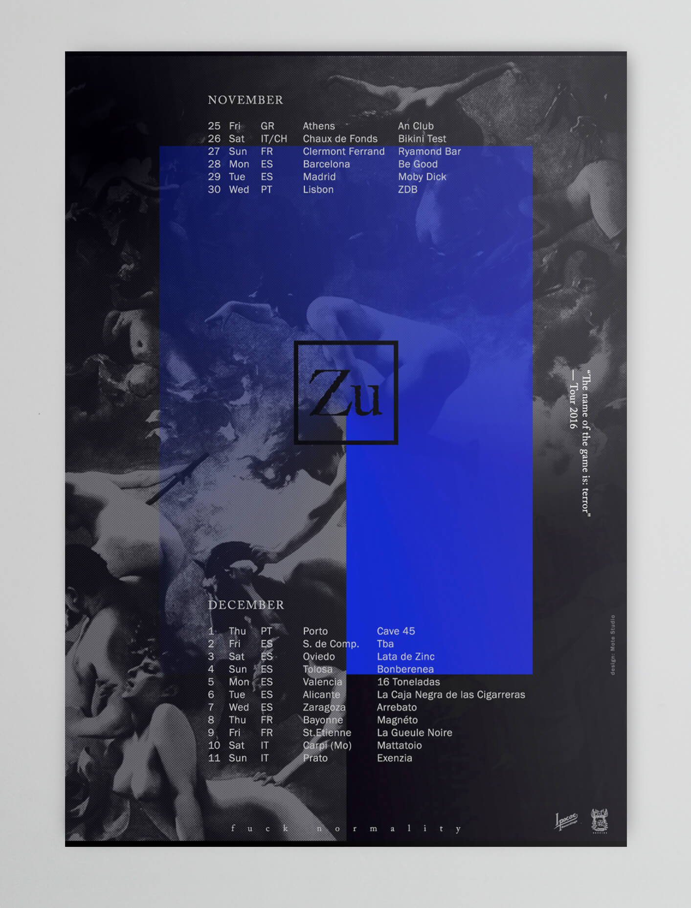 ZU — Tour Poster